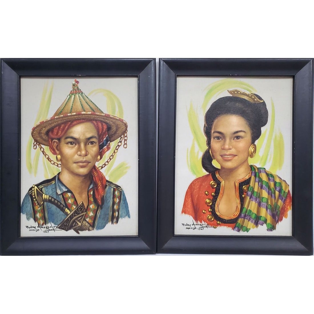 Pedro Amorsolo, Philippines (b.1926) 2 Paintings (1 of 5)