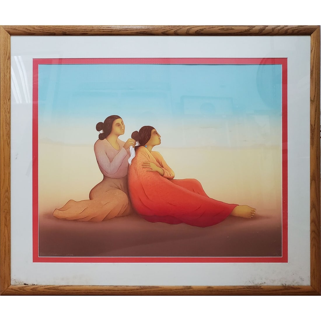 R C Gorman, Native American (1932-2005) Lithograph (1 of 4)