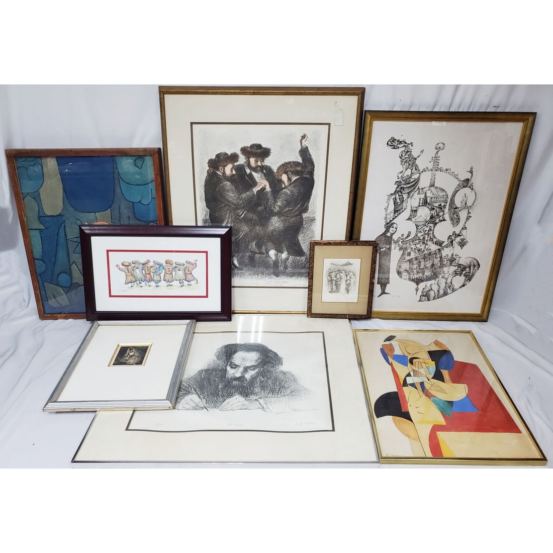 Lot of 8 Signed Lithographs, Etchings & Prints (1 of 7)