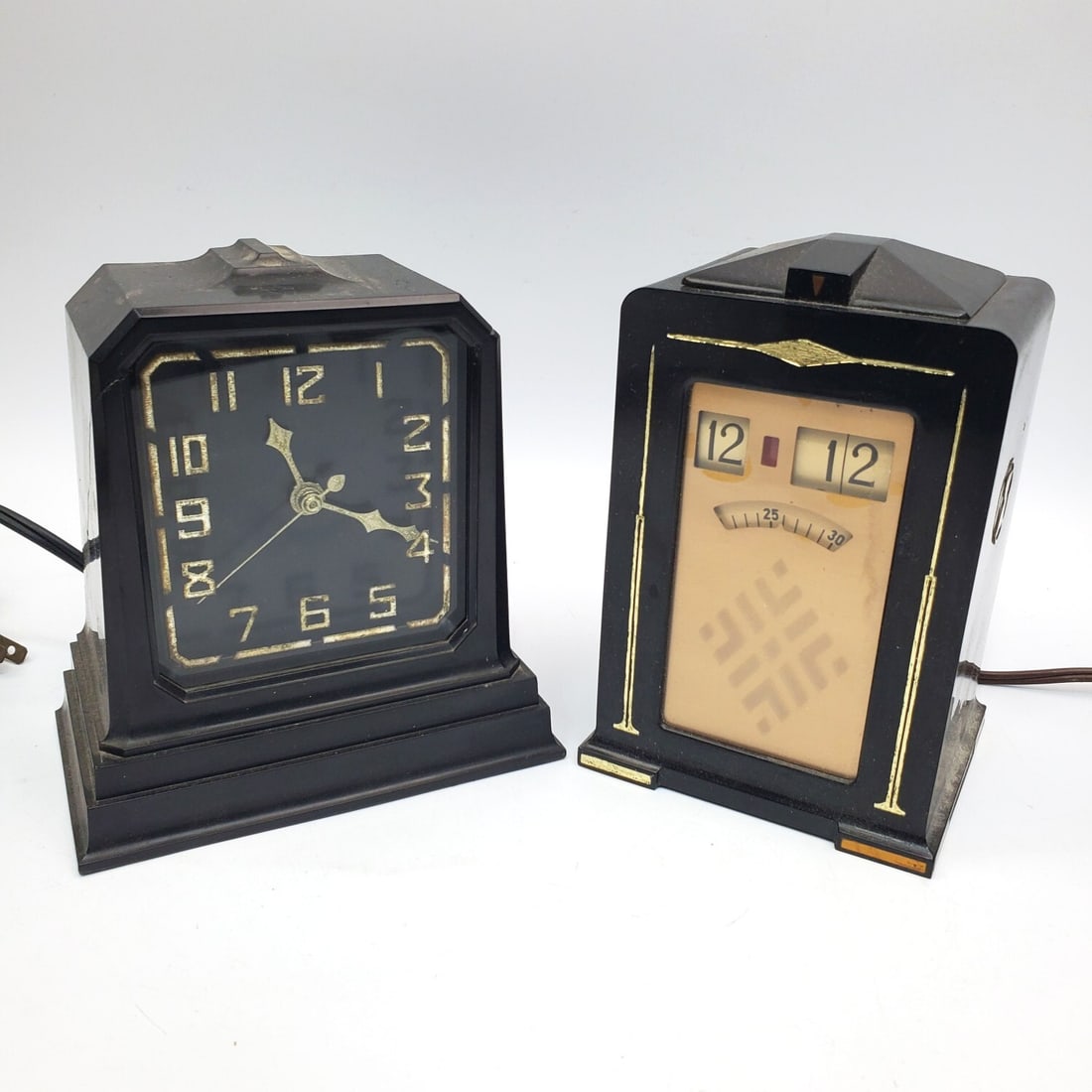 Vintage Art Deco Telechron Cyclometer Desk Clock (1 of 5)