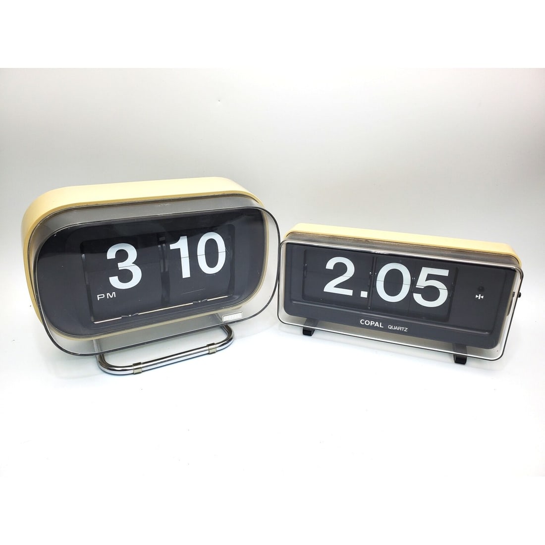 Lot of 2 Vintage MCM Copal Flip Clocks (1 of 4)