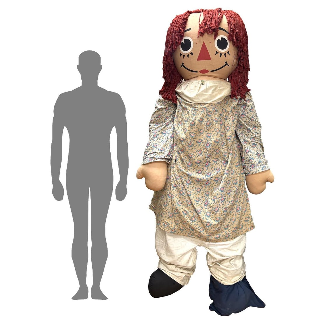 Monumental 1960s Raggedy Ann Doll (Annabelle) (1 of 8)