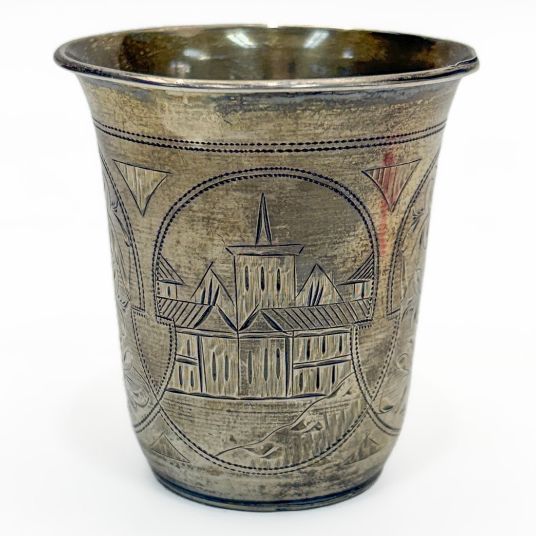 Judaica Antique Russian 84 Silver Kiddish Cup (1 of 5)