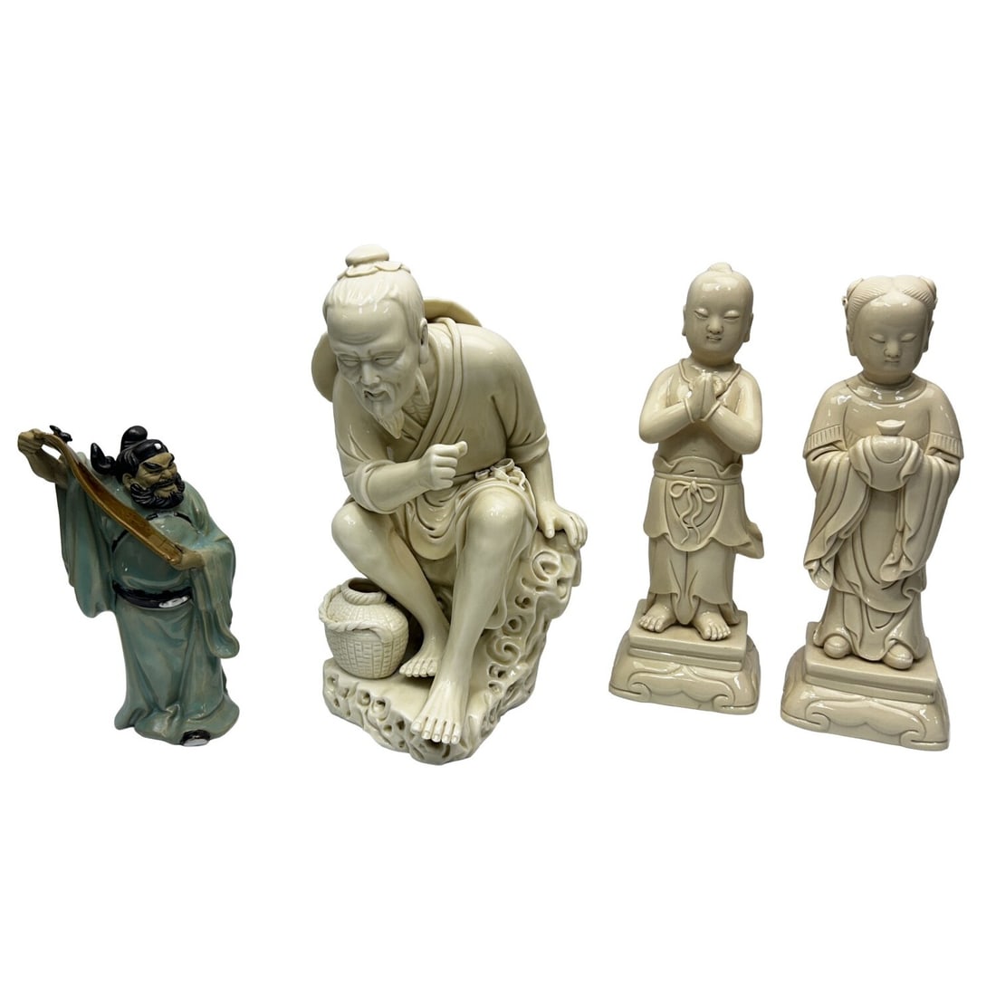 Lot of 4 Chinese Porcelain Figures (1 of 10)