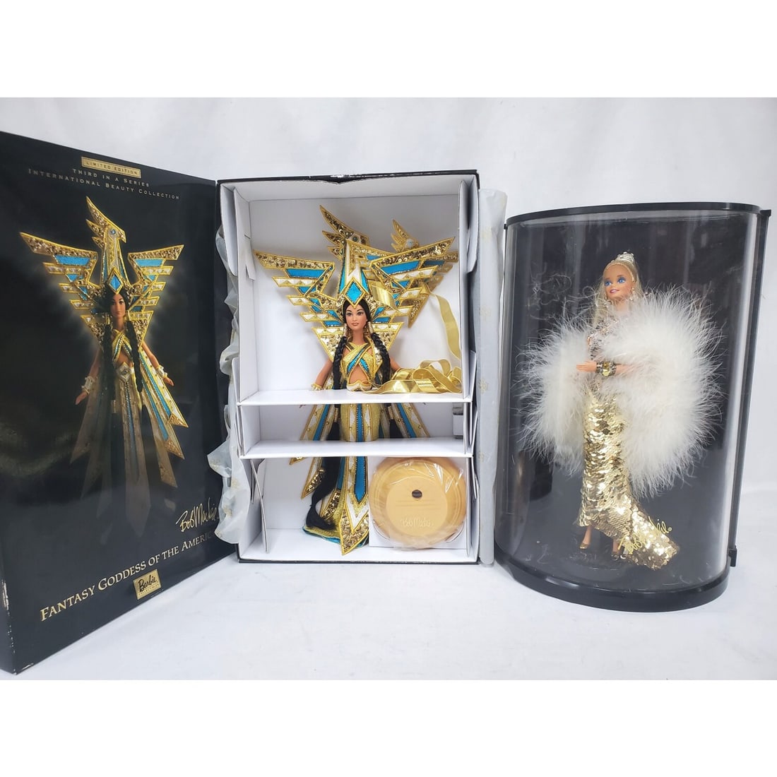 Lot of 2 Limited Edition Bob Mackie Barbie Dolls (1 of 6)