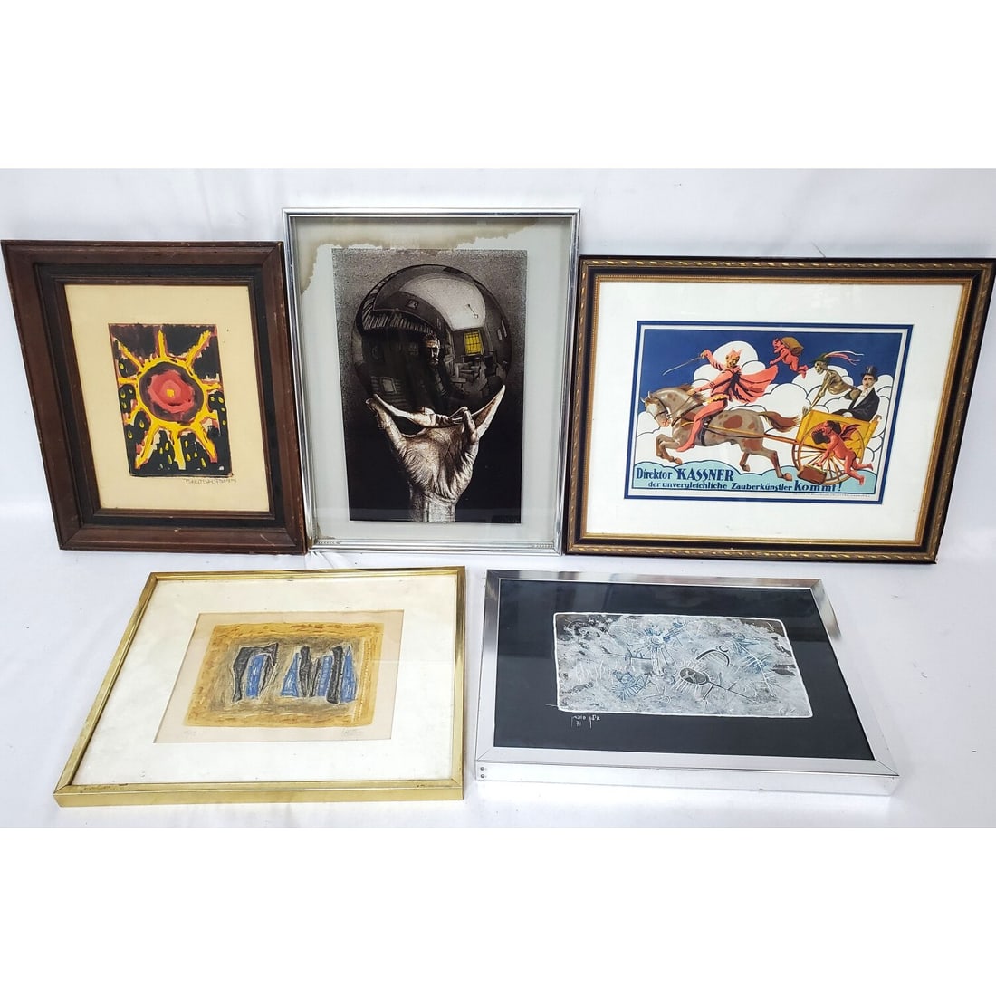 Lot of 5 Signed Prints & Paintings (1 of 4)