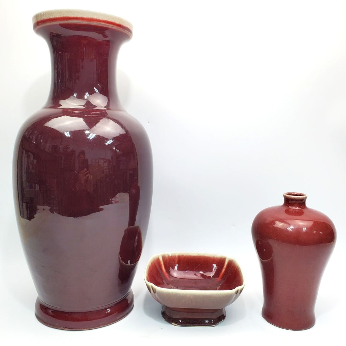 Lot of 3 Chinese Vases (1 of 5)