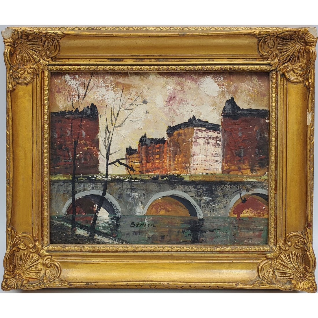 Vintage Signed Painting Oil on Canvas (1 of 3)