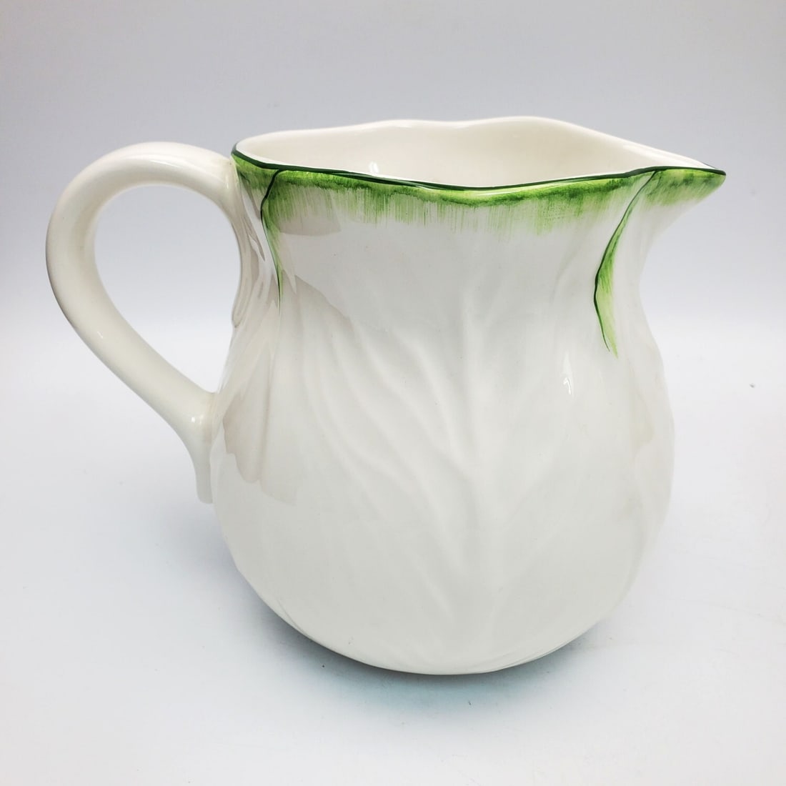 Tiffany & Co Cabbage Leaf Ceramic Pitcher (1 of 3)