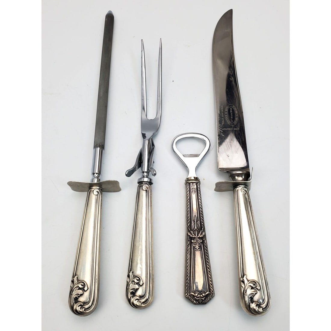 Lot of 4 Sterling Silver Handled Items (1 of 3)