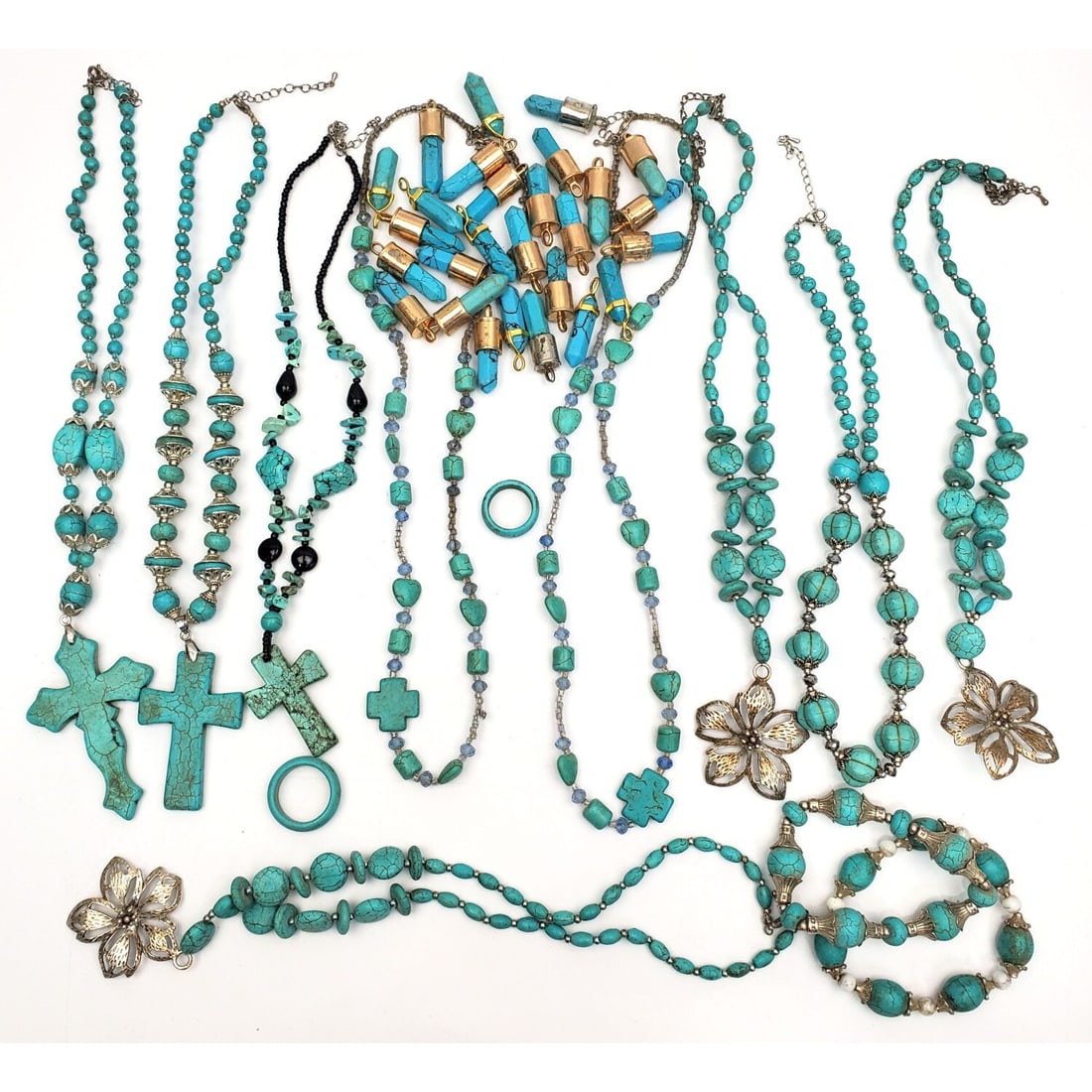 Large Bag Lot of Chinese Costume Jewelry: Large Group Lot of Chinese Costume Jewelry. Condition: Generally Very Good. Dimensions: Various Sizes. Provenance: From a Long Island, NY Home. Please note the absence of a Condition Report does not i