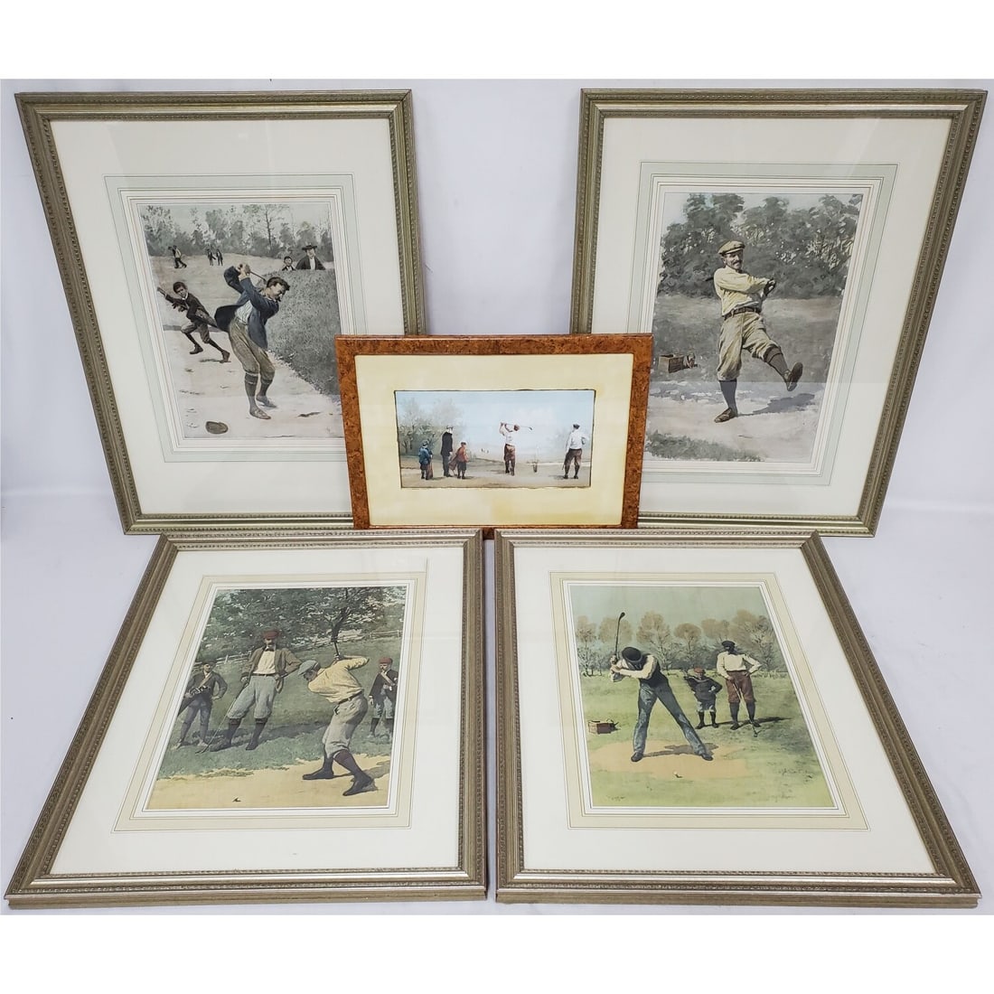 Group Lot of 5 Golf Prints (1 of 4)