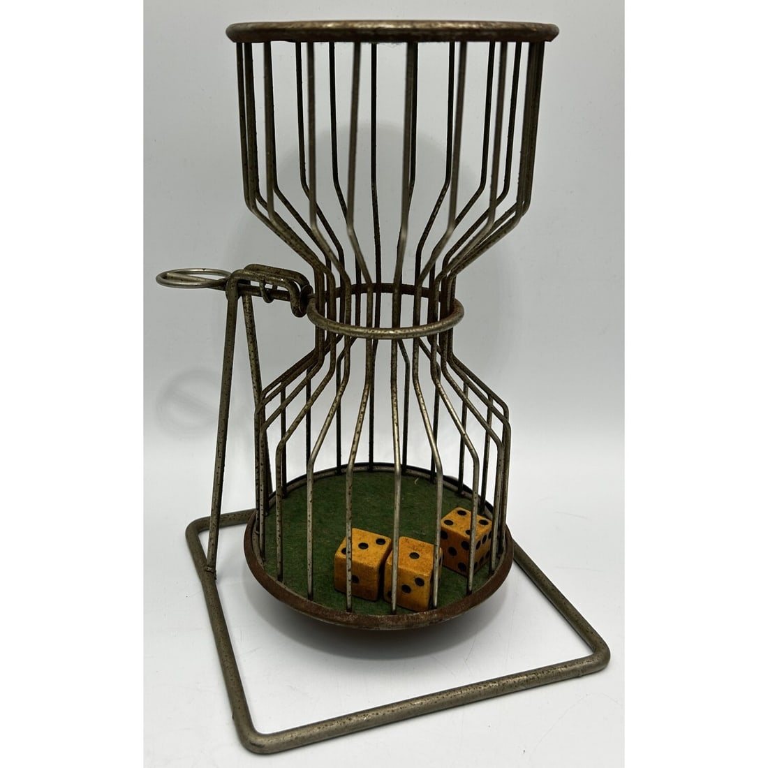 Vintage "Chuck-a-Luck" Bird Cage Dice Roller (1 of 4)
