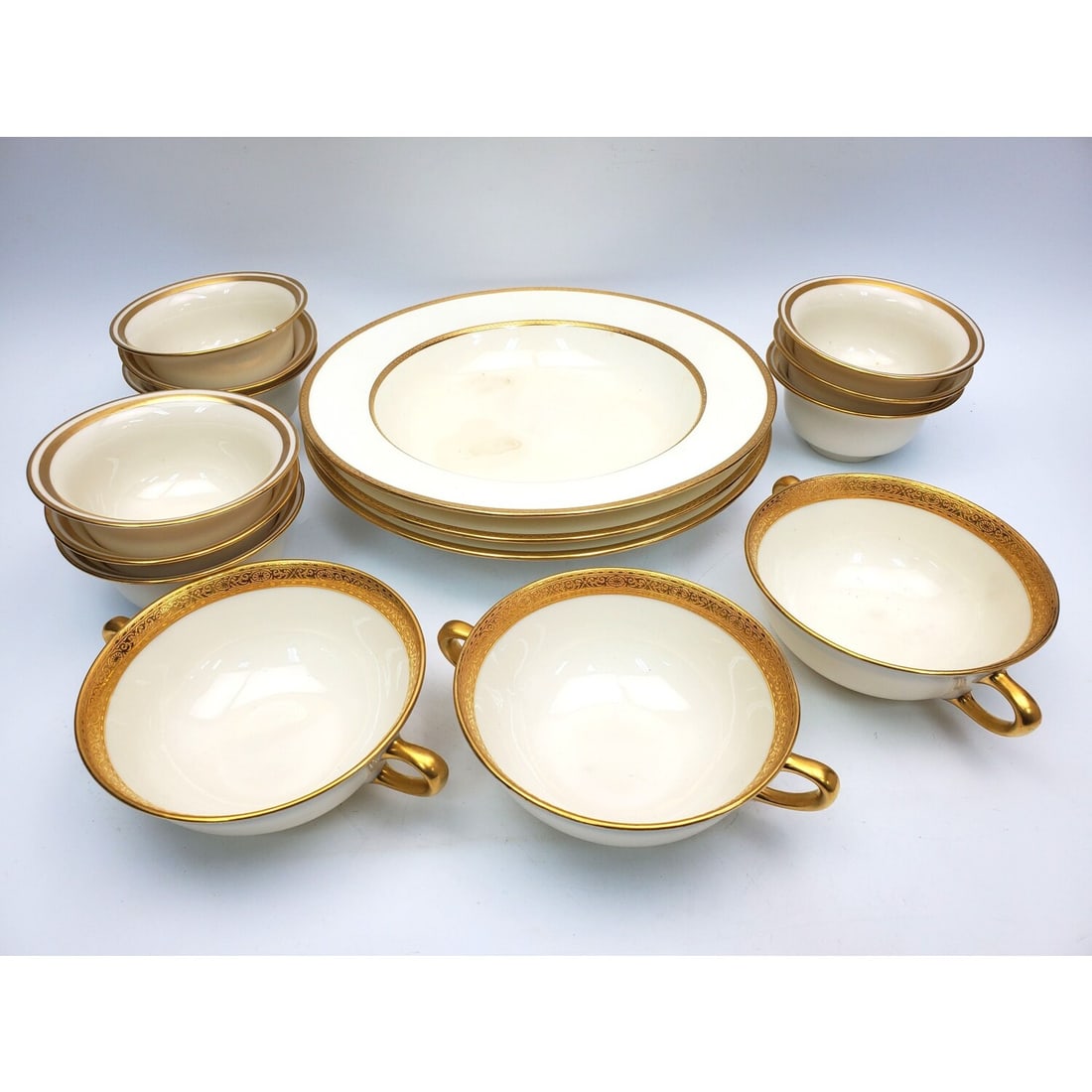 Lot of Lenox Gilt Decorated Porcelain Items (1 of 4)