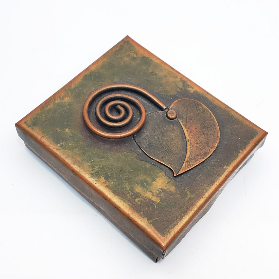 Vintage Francisco Rebajes Copper Trinket Box (1 of 3)
