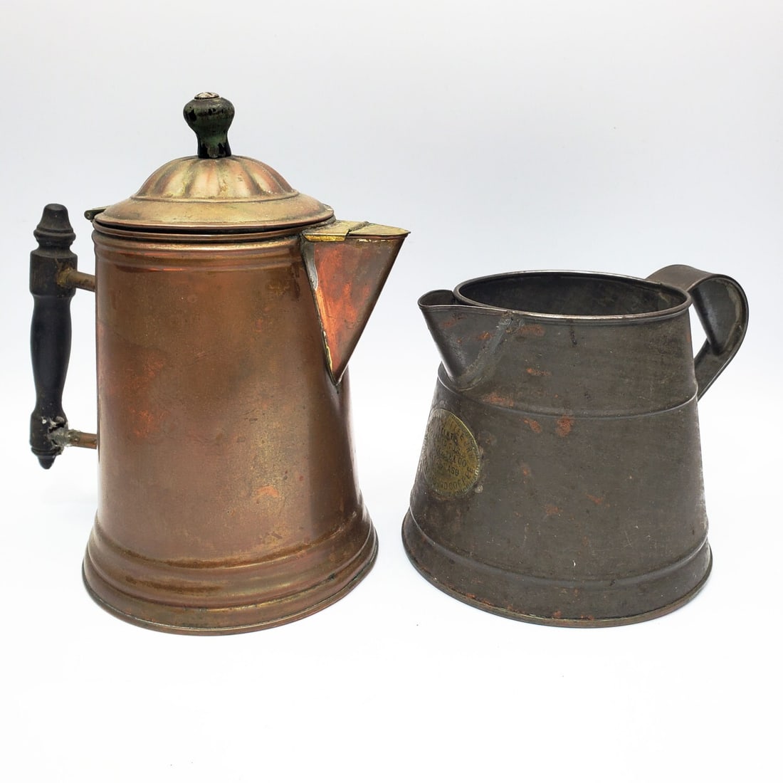Vintage Copper Tea Pot Along w/ Another (1 of 3)