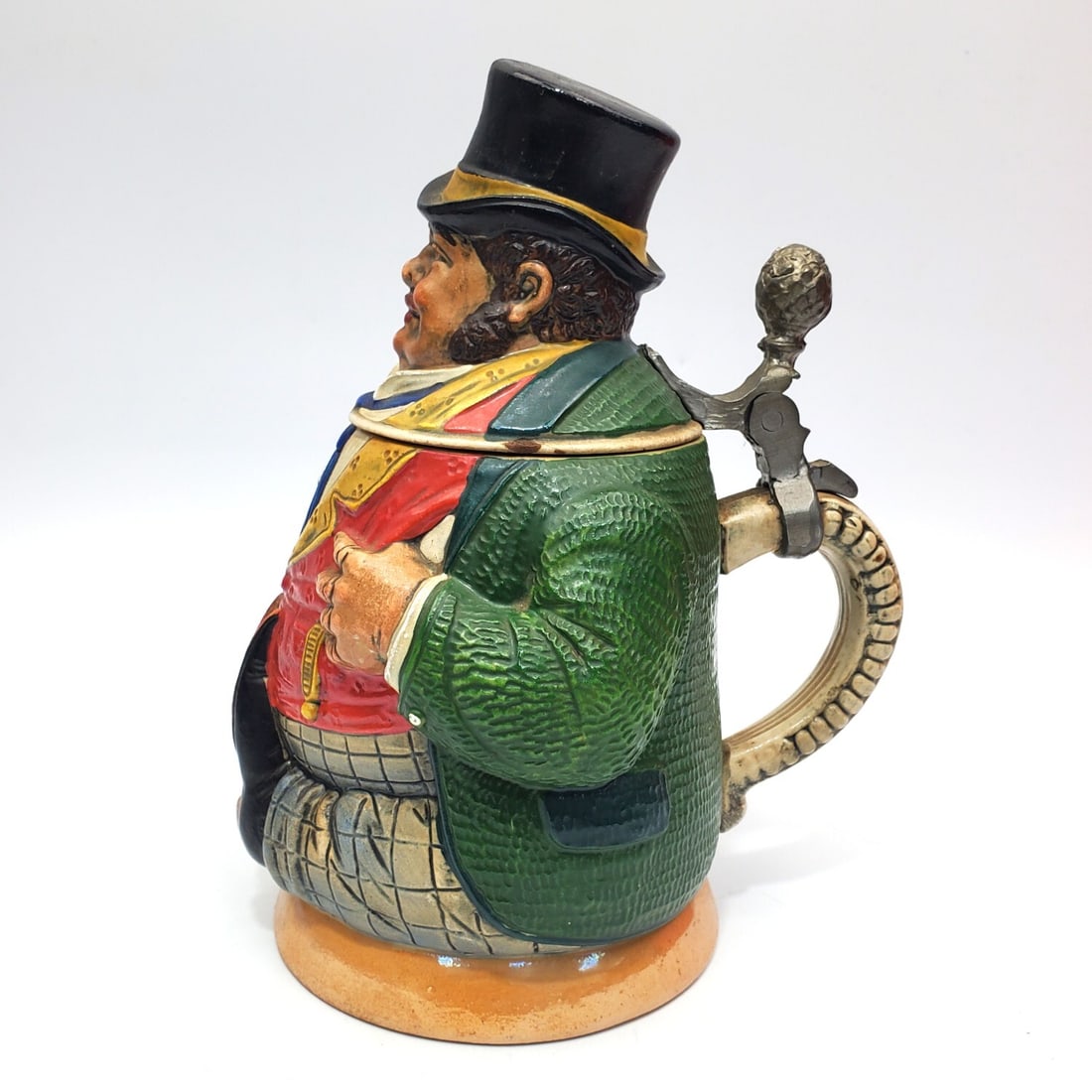 German Ceramic "Rich Man" Character Stein (1 of 4)
