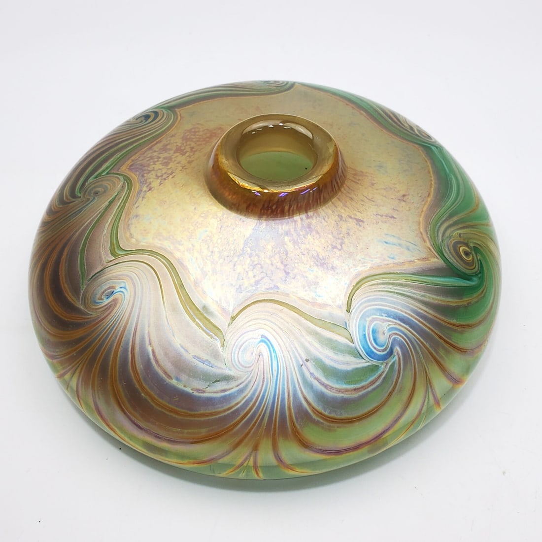 Vintage Fuller Iridescent Tiffany-Style Art Glass (1 of 5)