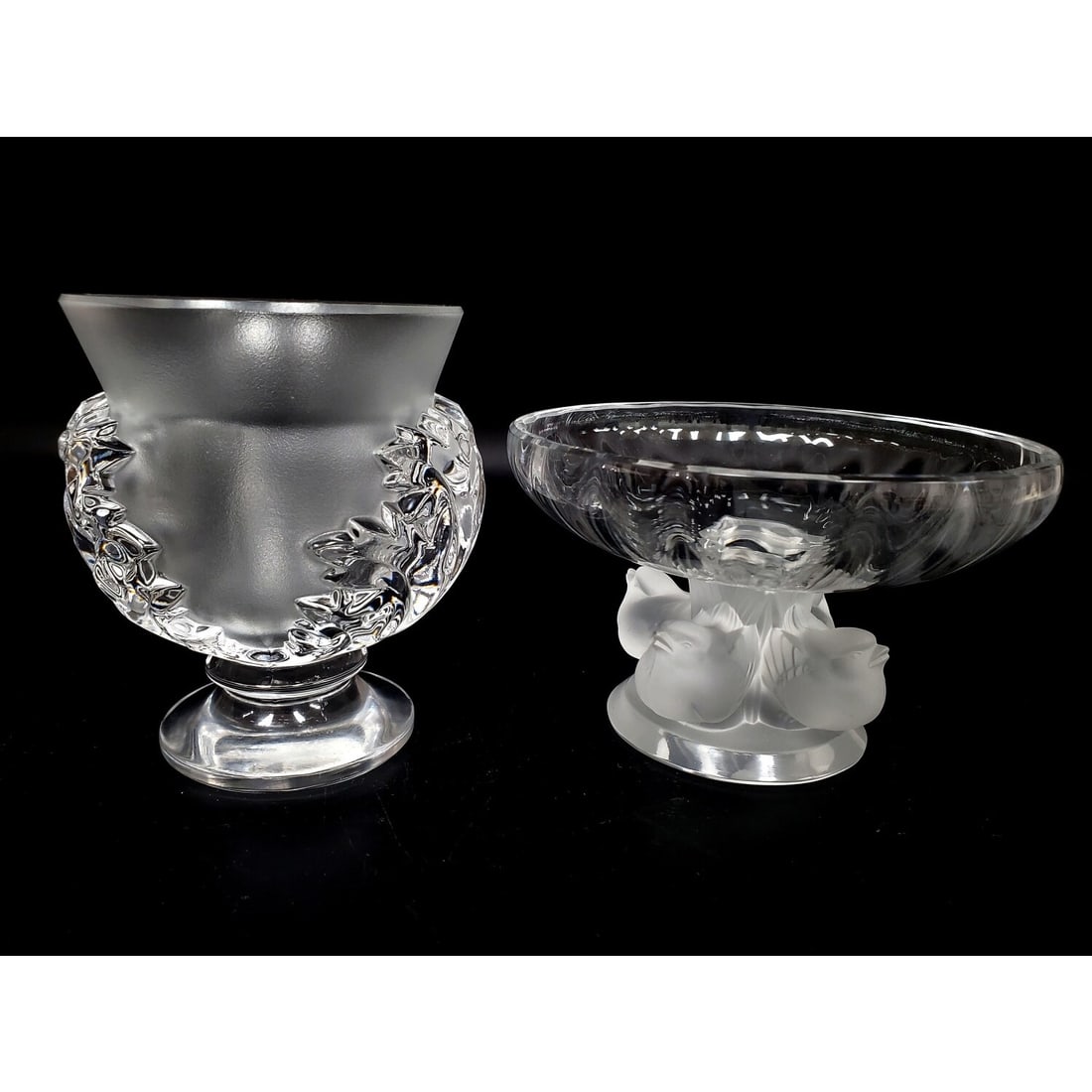 Lalique France Art Glass Lot of 2 Vintage Items (1 of 7)