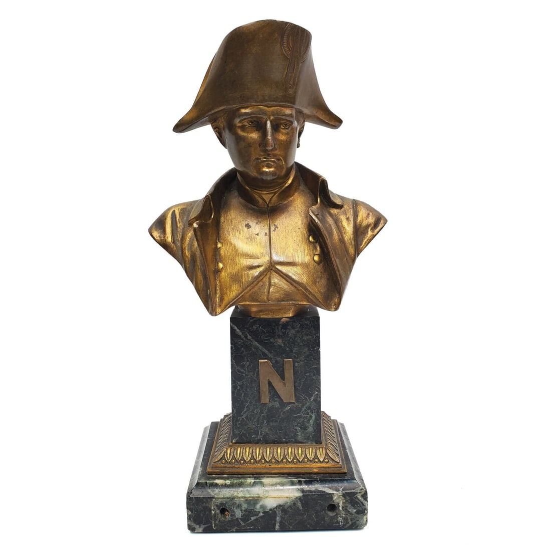 Antique Bronze Signed Bust of Napoleon (1 of 4)