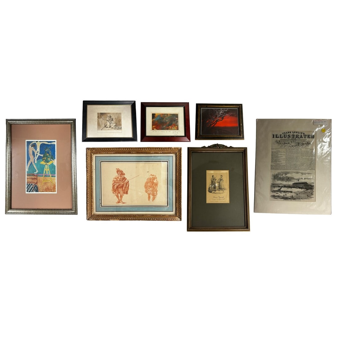 Lot of 6 Artwork Prints Incl. Matisse & Rembrandt (1 of 9)
