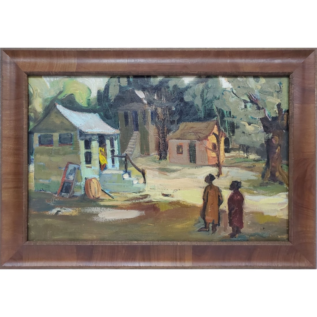 Signed "J.Ward" Painting Oil on Canvas (1 of 3)