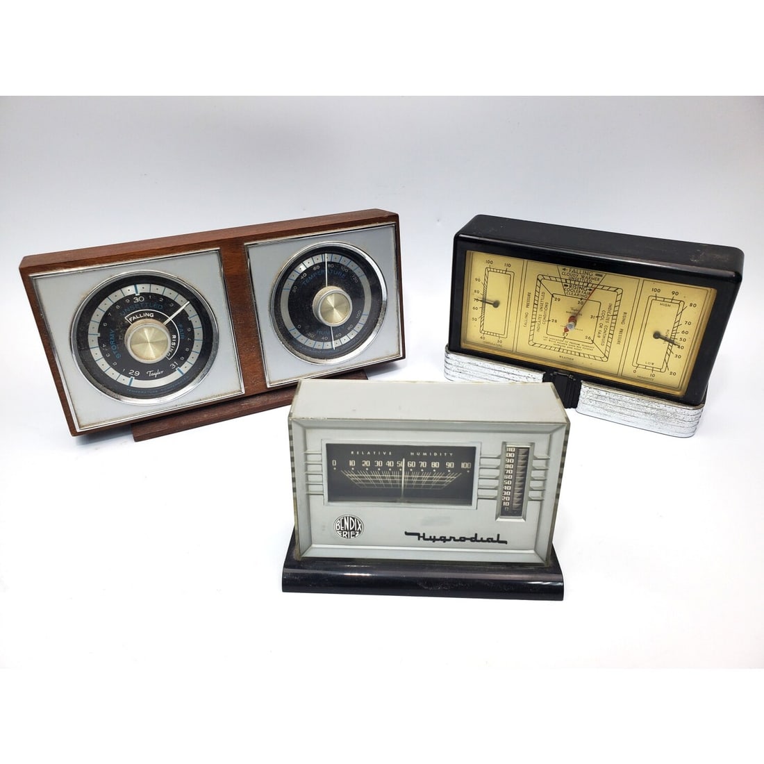 Lot of 3 Vintage Weather Forecasting Instruments (1 of 4)