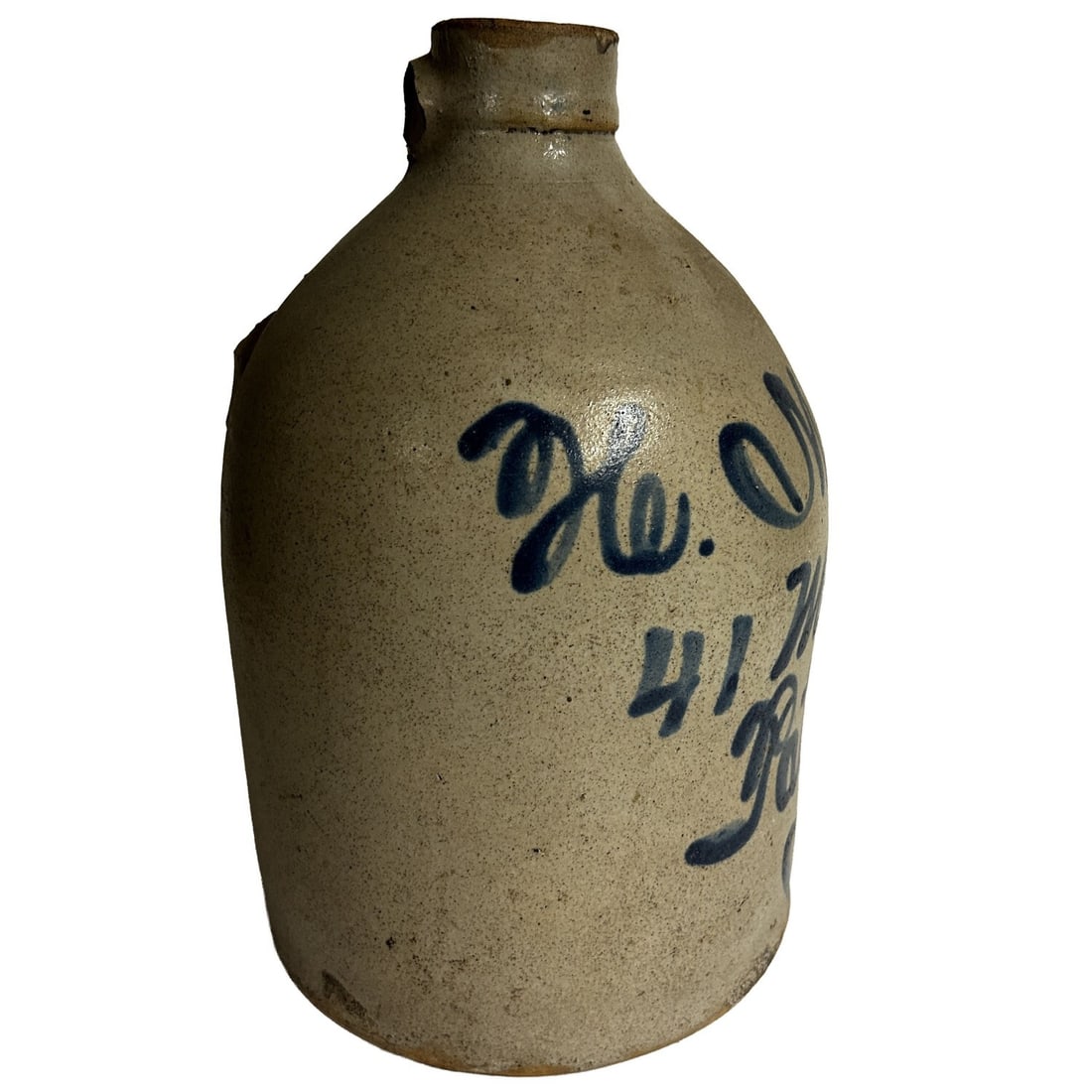 Stoneware Advertising Jug "H. Munzer Paterson, NJ" (1 of 2)