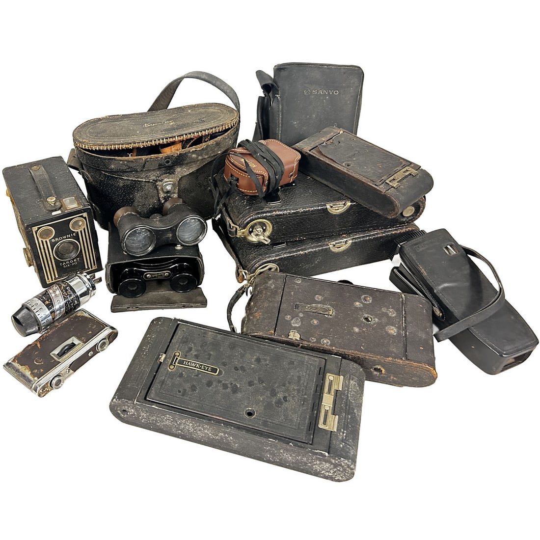Large Lot of Vintage Cameras & Binoculars (1 of 3)
