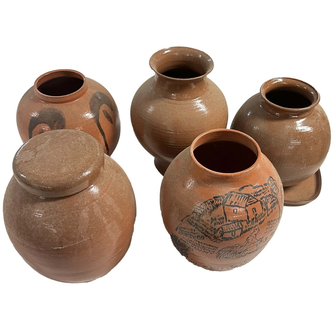 Lot of Terracotta Pottery Items Incl. Pots & Vases (1 of 4)
