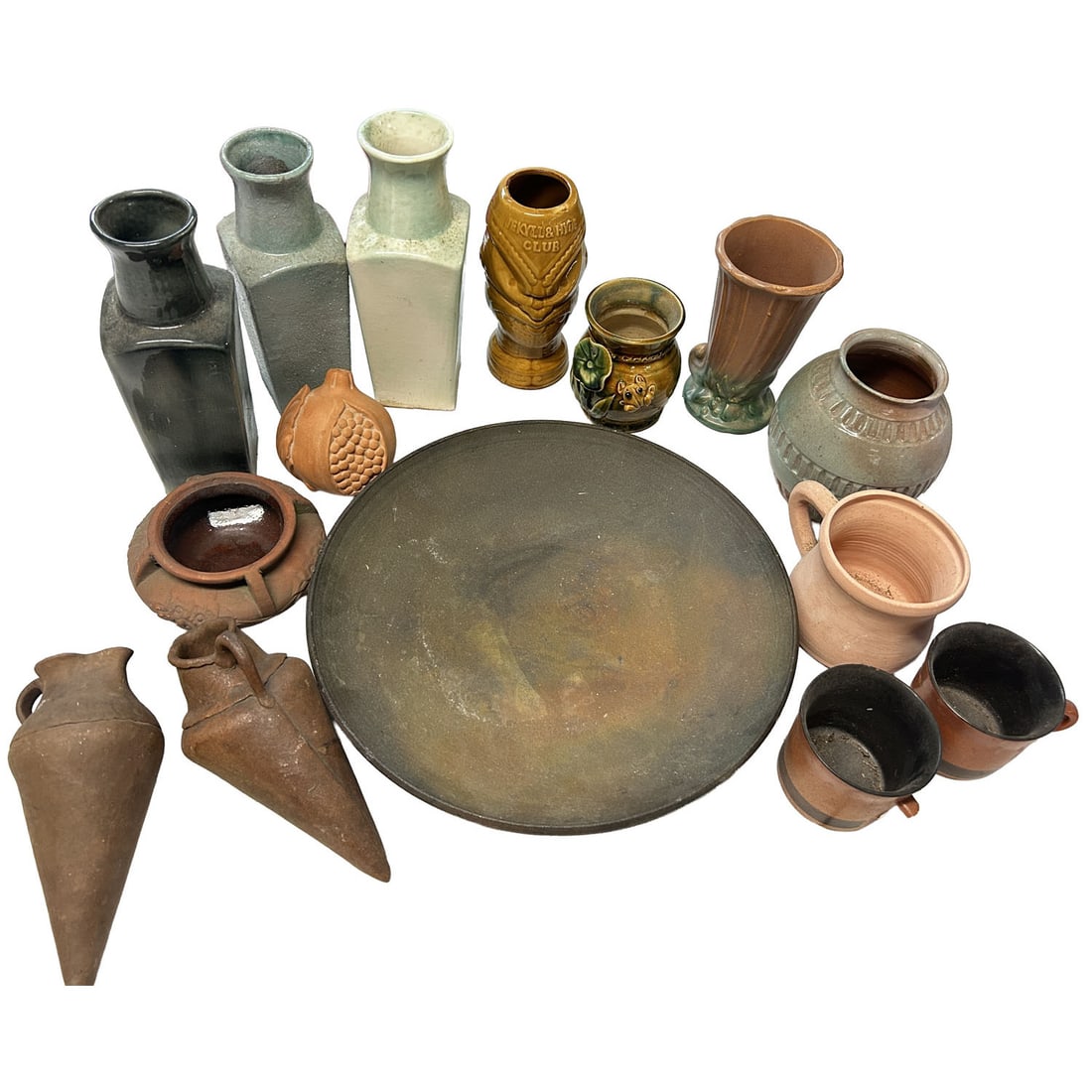 Various Ceramic Pottery Items Incl Tony Evans Raku (1 of 3)