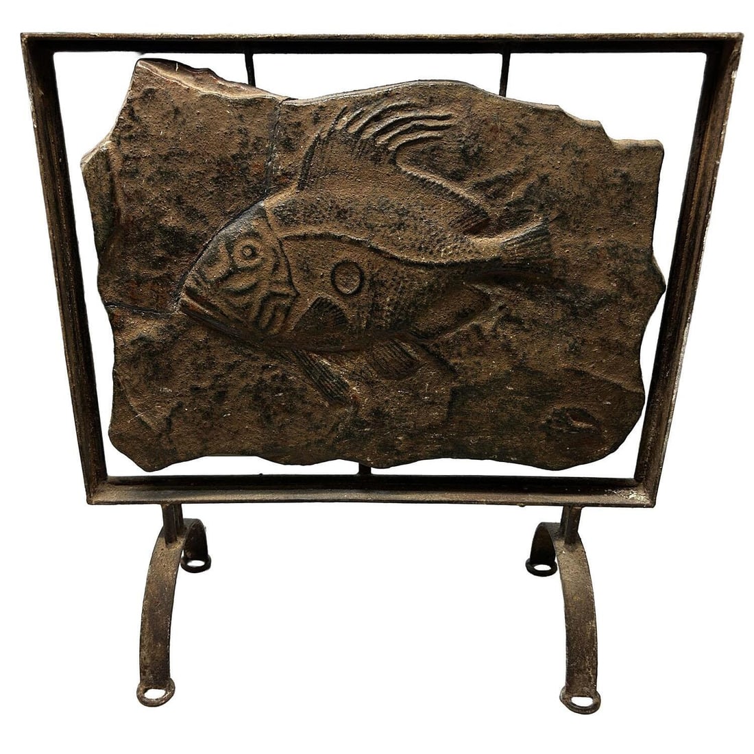 Vintage Large Relief Fish Sculpture on Display (1 of 3)