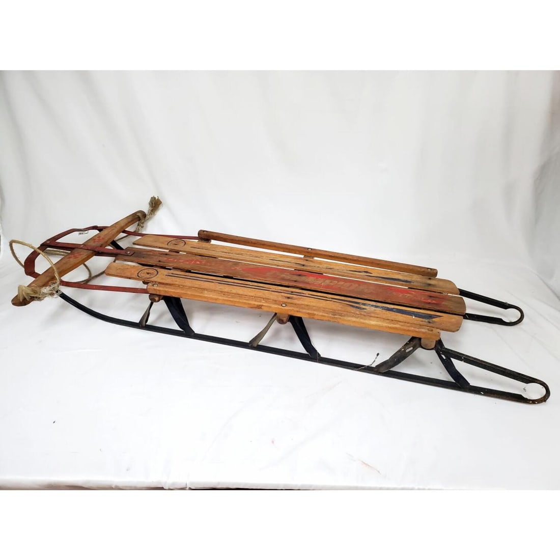 Old Wood & Metal Sled (1 of 8)