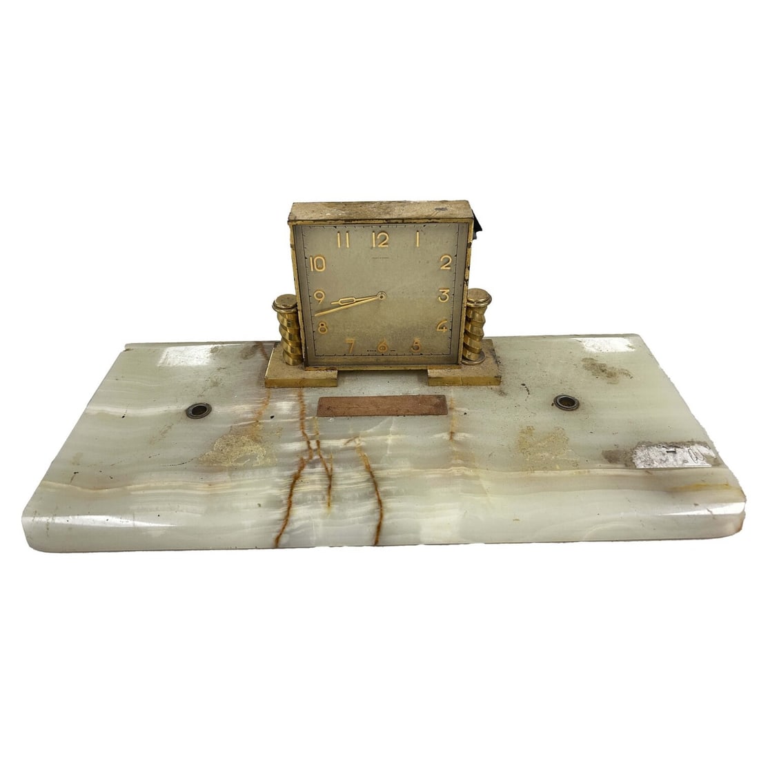 Vintage Cowell & Hubbard Art Deco Style Desk Clock (1 of 4)