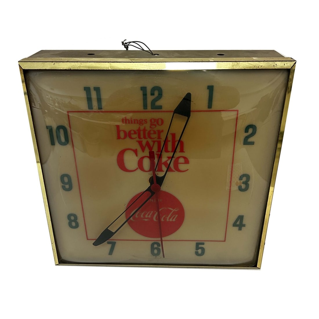 "Things Go Better With Coke" Advertising Clock (1 of 2)