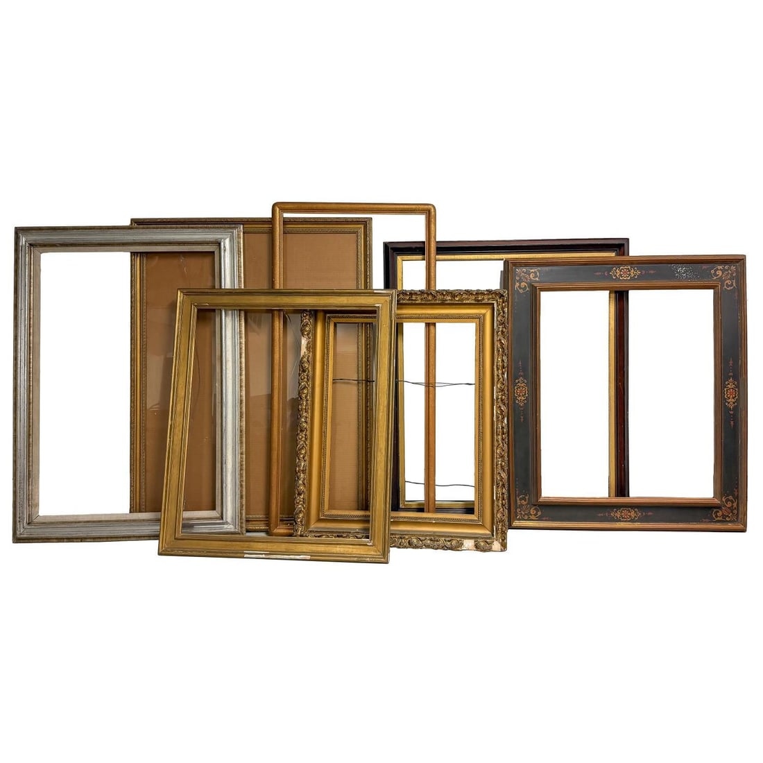 Lot of 7 Old & Vintage Large Wooden Frames (1 of 5)