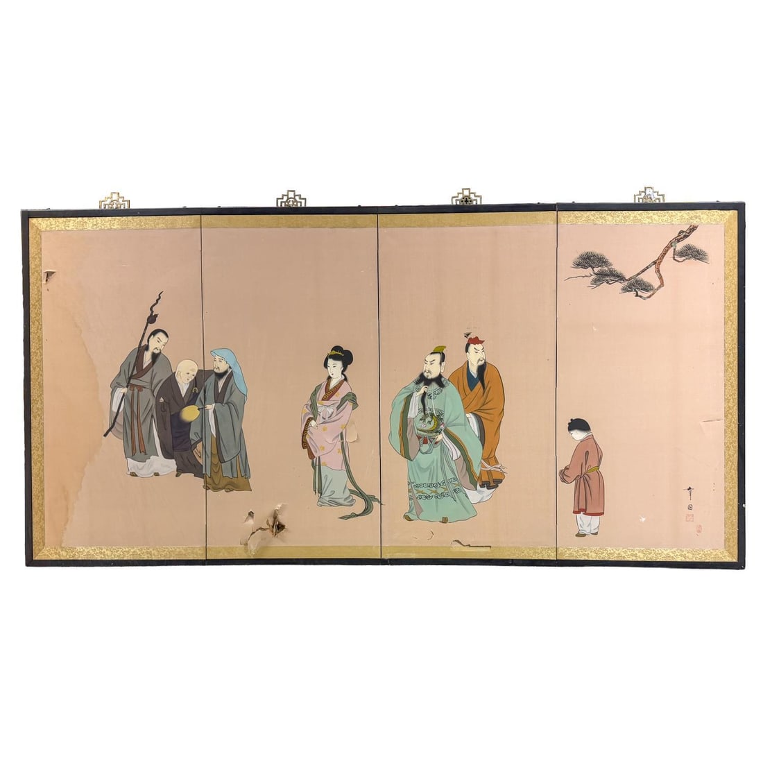 Chinese 4 Section Panel Screen (1 of 6)