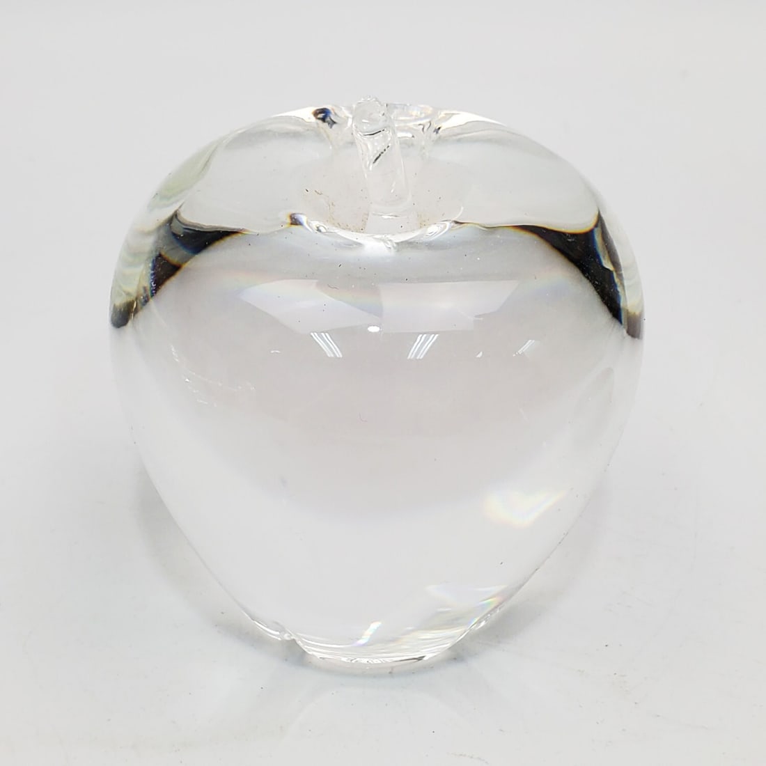 Steuben Glass Apple Paperweight - 3