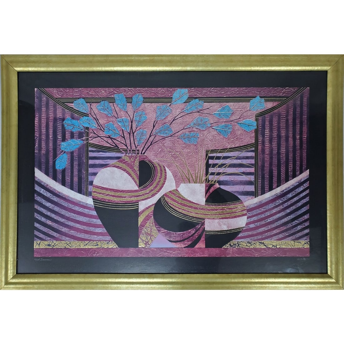 Framed Print: Print In Original Frame Under Glass. Has Not Been Examined Out of Frame. Condition: Generally Good. Dimensions: Sight-35.5" x 23.5". Frame-39.5" x 27.5". Provenance: From a Long Island, NY Home.
