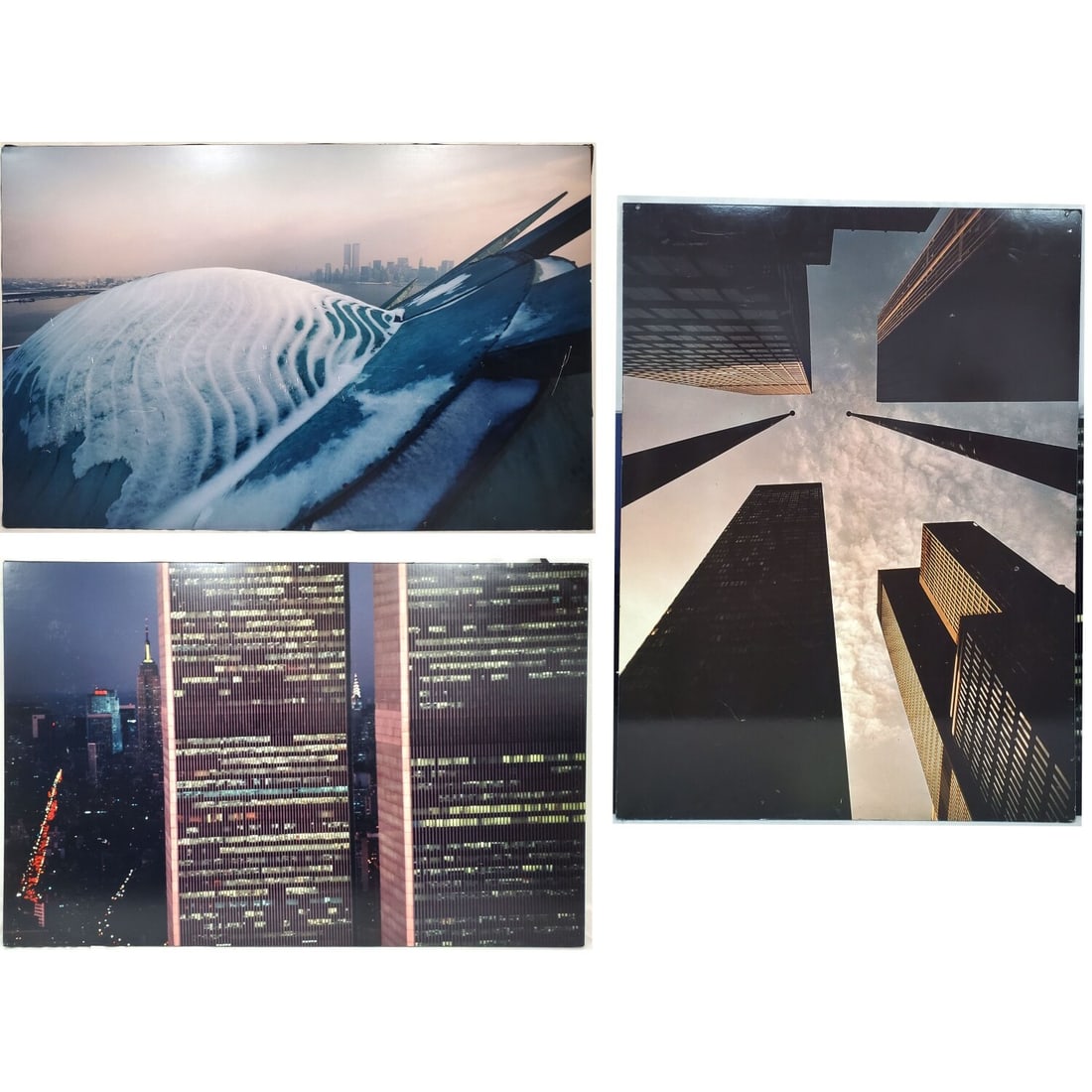 Peter Benjamin Kaplan, American (1939-2019) Prints: Peter Benjamin Kaplan, American (1939-2019) Lot of 3 NYC Prints. 2 Have Views of The Twin Towers World Trade Center. All Have Labels From Peter Kaplan Images LTD on Verso.Condition: Generally Good. As