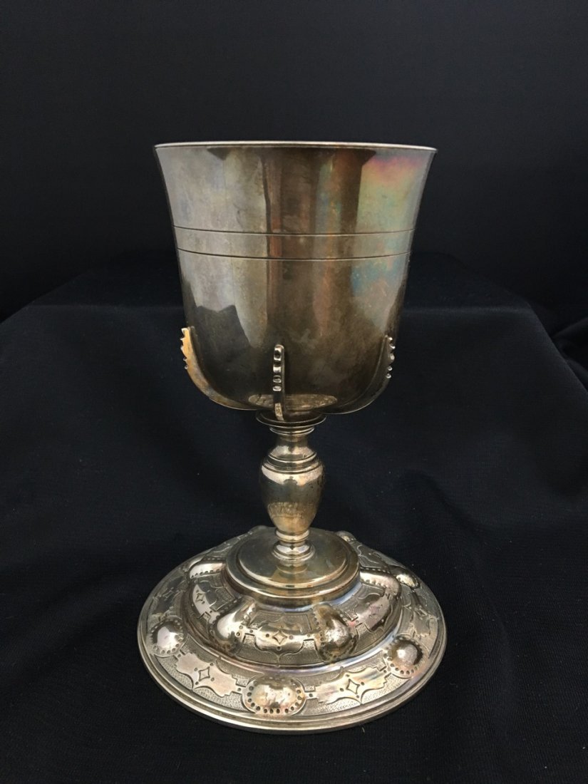 Heavy Mexican Silver 925 Goblet (1 of 2)
