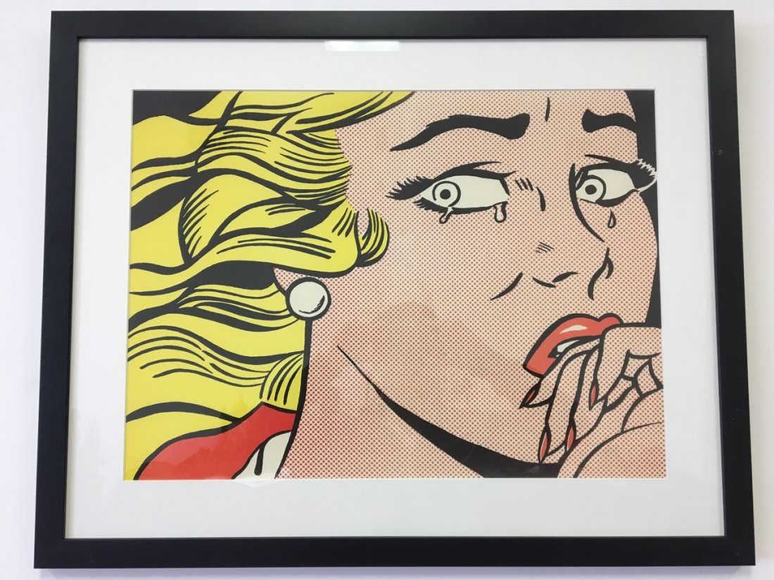 Lichtenstein Attributed Silk Screen (not signed) (1 of 2)