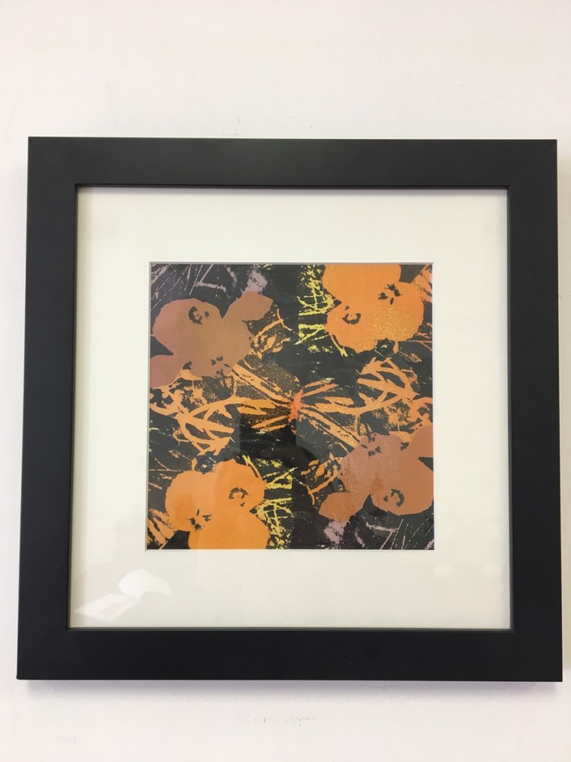 Andy Warhol Attributed Silk Screen (1 of 3)