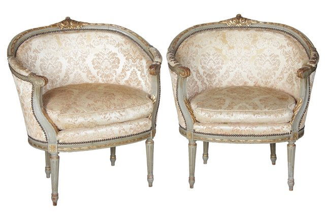 Pair French Chairs (1 of 5)