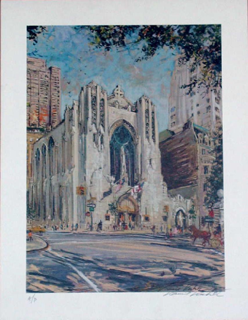 Kamil Kubik, Church of Heavenly Rest, Signed Litho (1 of 1)