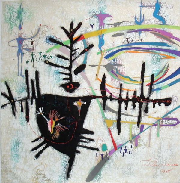 Li, Zhong-Liang, Signed Primitive Painting