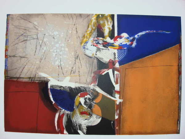 Victor Gomez, Abstractions II, Signed Serigraph