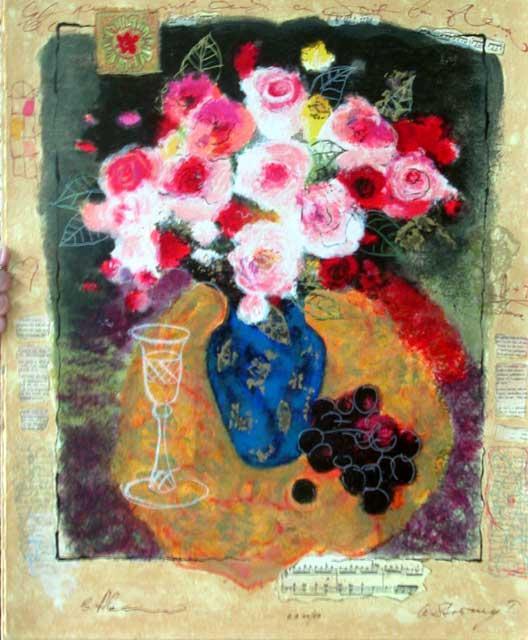 Alexander Wissotsky, Evening Bouquet, Signed SS