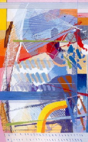 Calman Shemi, Boogie Woogie, Signed Serigraph