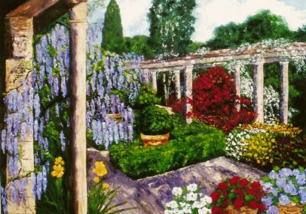 Wanda Kippenbrock, Elegant Tranquility, Oil on Can